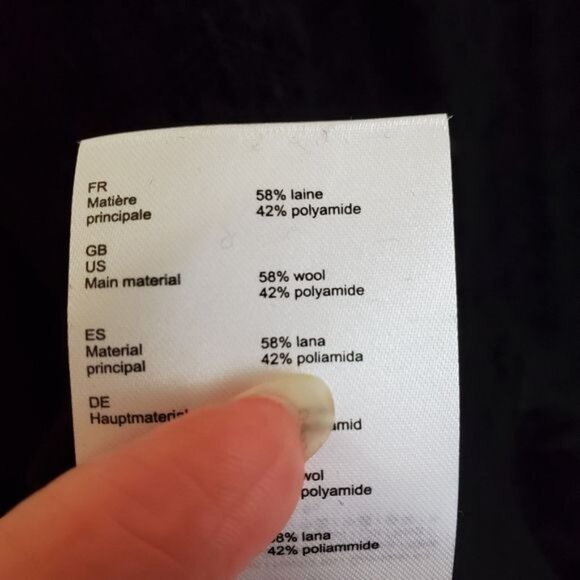 Maje Motif sweater in chevron knit black - Picture 11 of 13